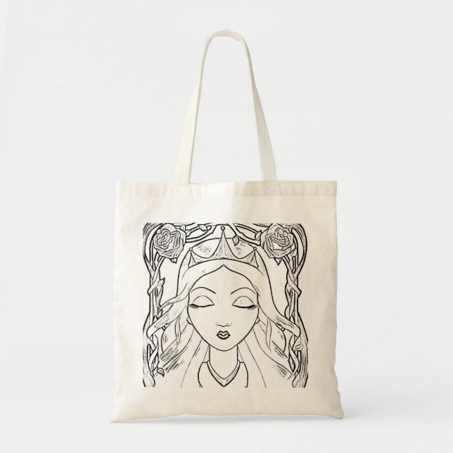 Bolso De Tela Bella durmiente (Frente)