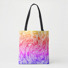 Bolso De Tela Bella música Happy Colours Lively Musical Notes 