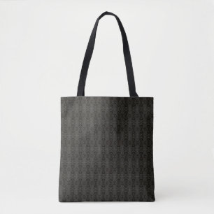 Bolso De Tela Belladonna Negro Abstracto Fluido Arte Acrílico