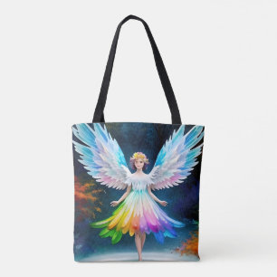 Bolso De Tela Bellas alas ángel Art-35444