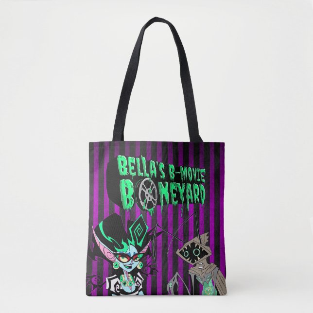 Bolso De Tela Bella's B-Movie Boneyard Tote Bag (Anverso)