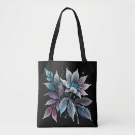 Bolso De Tela bellas hojas y flores