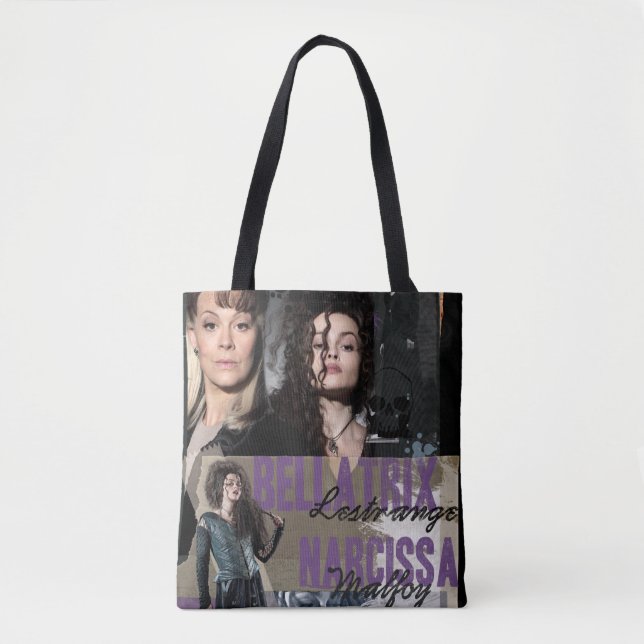 Bolso De Tela Bellatrix Lestrange y Narcissa Malfoy (Anverso)