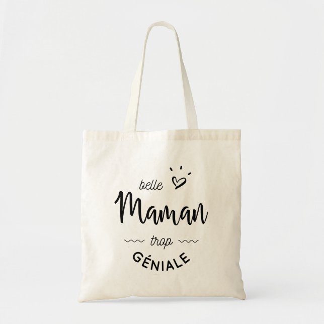 Bolso De Tela Belle maman trop geniale (Frente)
