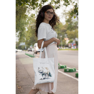 Bolso De Tela Belleza ártica: personalizado de Winter Fox