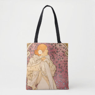 Bolso De Tela Belleza de mujer mucha Art Nouveau