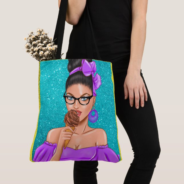 Bolso De Tela Belleza de verano (Detalle)