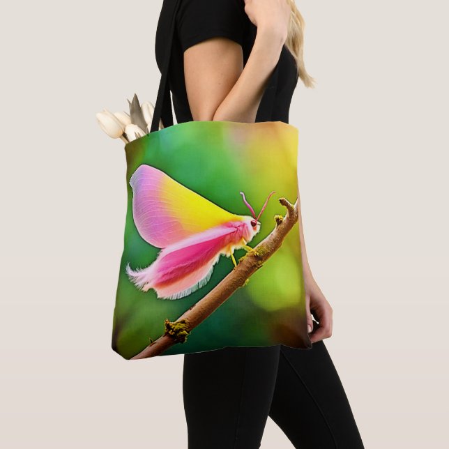 Bolso De Tela Belleza del ala arco iris (Detalle)