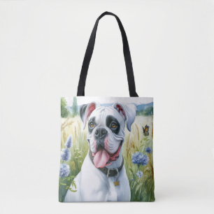 Bolso De Tela Belleza del perro boxer