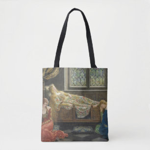 Bolso De Tela Belleza durmiente (por John Collier)