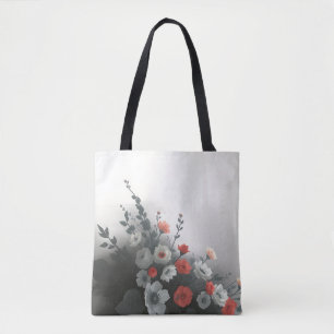 Bolso De Tela Belleza eterna: flores en pleno 🌸 ✨