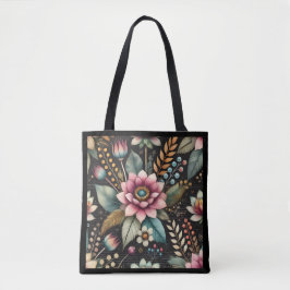 Bolso De Tela Belleza florecida