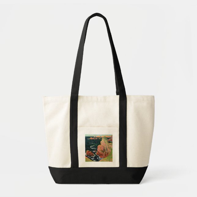 Bolso De Tela Belleza Ile de Claude Monet el | (Frente)