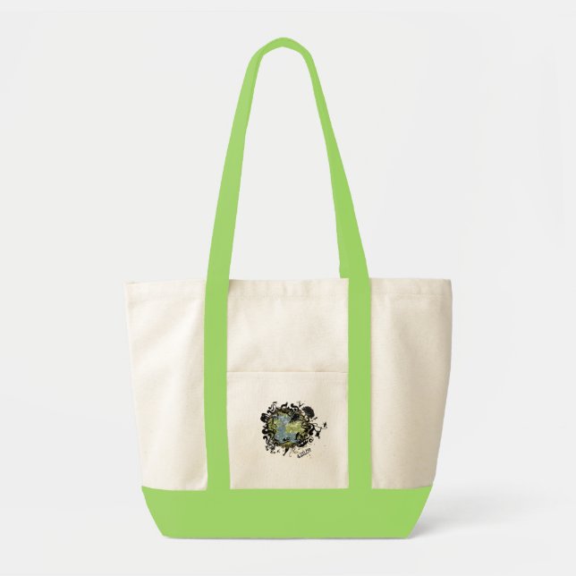 Bolso De Tela ¡Belleza natural - presérvela! (Frente)