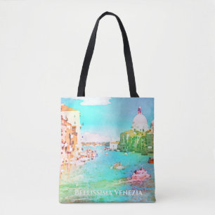 Bolso De Tela ** Bellissima Italiana Venecia Venecia
