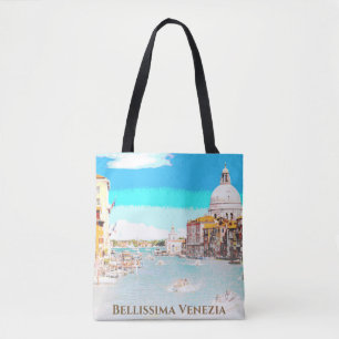 Bolso De Tela ** Bellissima - Venecia en lengua italiana