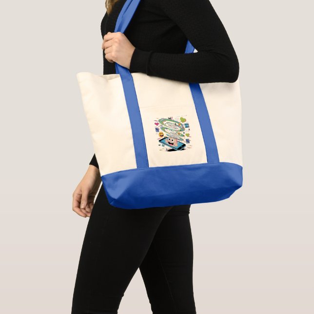 Bolso De Tela Bello Caos  (Anverso (producto))