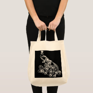 Bolso De Tela bello pavo real