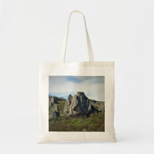 Bolso De Tela Bellos acantilados Foto Tote de presupuesto