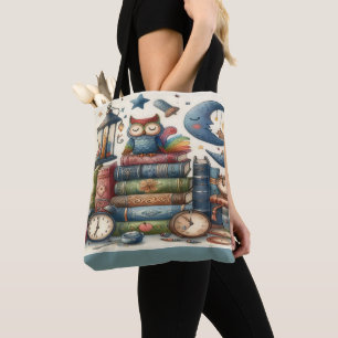 Bolso De Tela Bellos Libros - Ver Atrás -