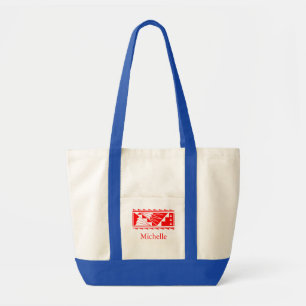Bolso De Tela Bendiciones Hermosas en Rojo