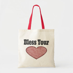 Bolso De Tela Bendiga su corazón - refrán meridional
