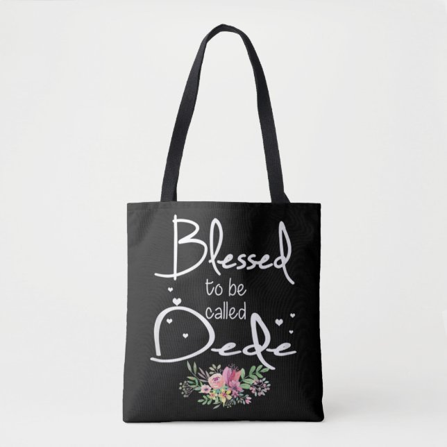 Bolso De Tela Bendita De Ser Llamada Decorosa Para La Abuela (Anverso)
