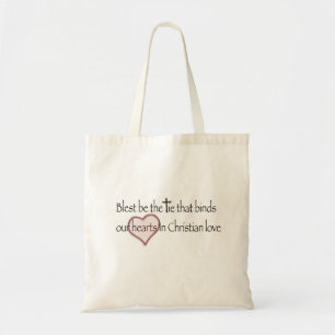 Bolso De Tela «Bendita sea la unión que nos une» cita cristiana