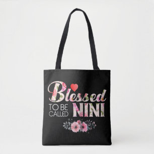 Bolso De Tela Bendita sea llamada el Día de la Madre Girasol de