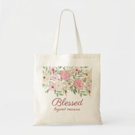 Bolso De Tela Bendita Sin Medida Floral Rosa 