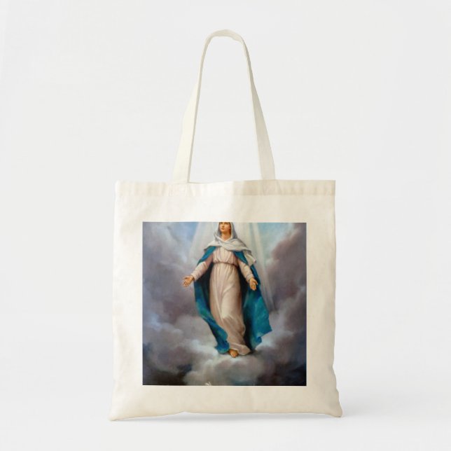 Bolso De Tela Bendita Virgen María (Frente)