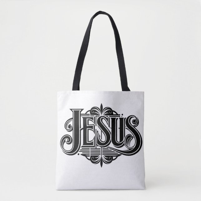 Bolso De Tela Bendito agradecimiento por el favor de Dios (Anverso)