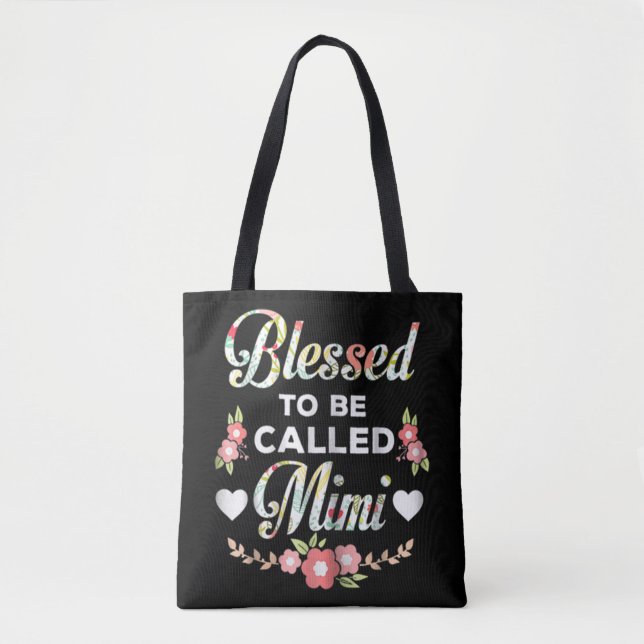 Bolso De Tela Bendito De Ser Llamado Mimi (Anverso)