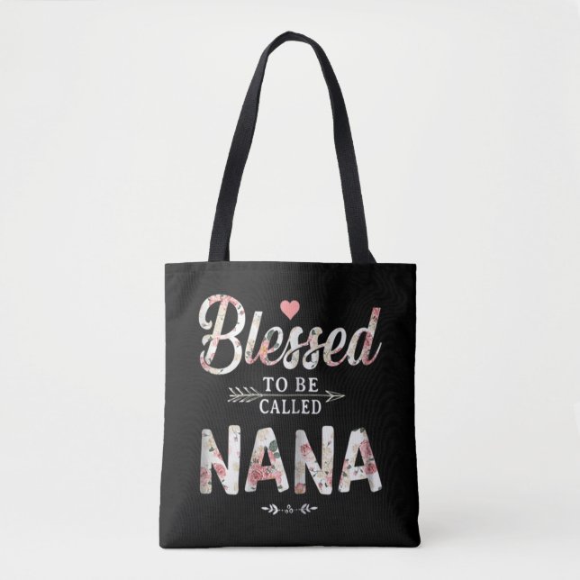 Bolso De Tela Bendito De Ser Llamado Nana (Anverso)