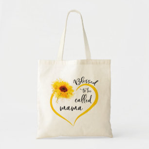 Bolso De Tela Bendito ser llamado mamá Regalos de girasol