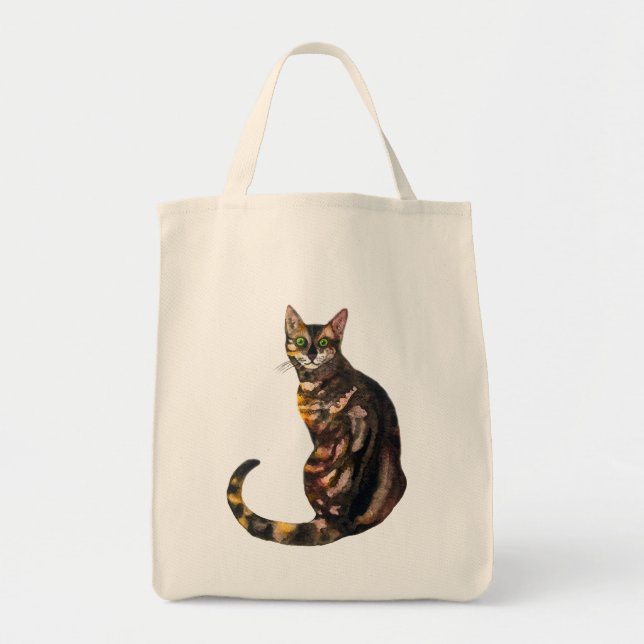 Bolso De Tela Bengal cat T-Shirt (Frente)