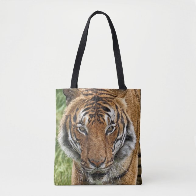 BOLSO DE TELA BENGAL TIGER TOTE PURSO (Anverso)