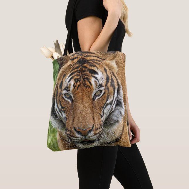 BOLSO DE TELA BENGAL TIGER TOTE PURSO (Detalle)
