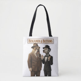 Bolso De Tela Benjamin button detective duo tote bag