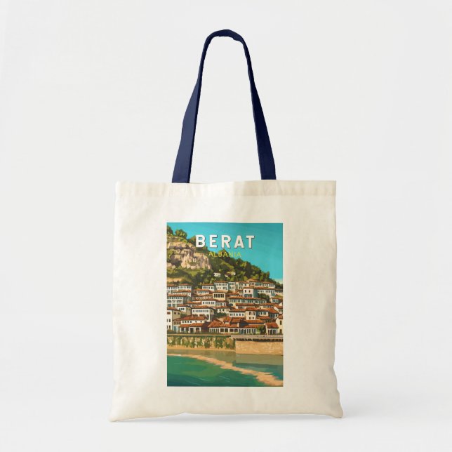 Bolso De Tela Berat Albania Viajes de arte (Frente)