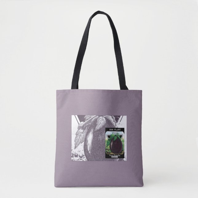 BOLSO DE TELA BERENJENA (Anverso)