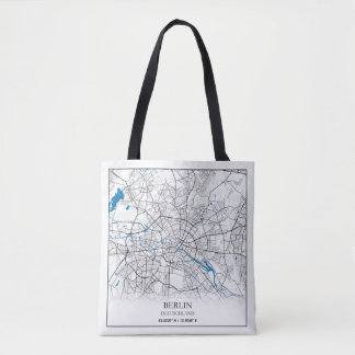 Bolso De Tela Berlín Deutschland Alemania Coordenadas del mapa d