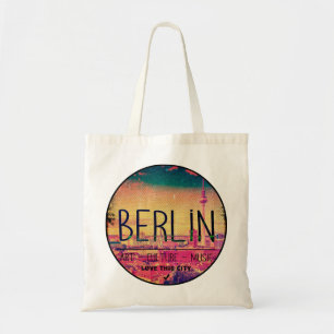 Bolso De Tela Berlín, serie Love This City, círculo