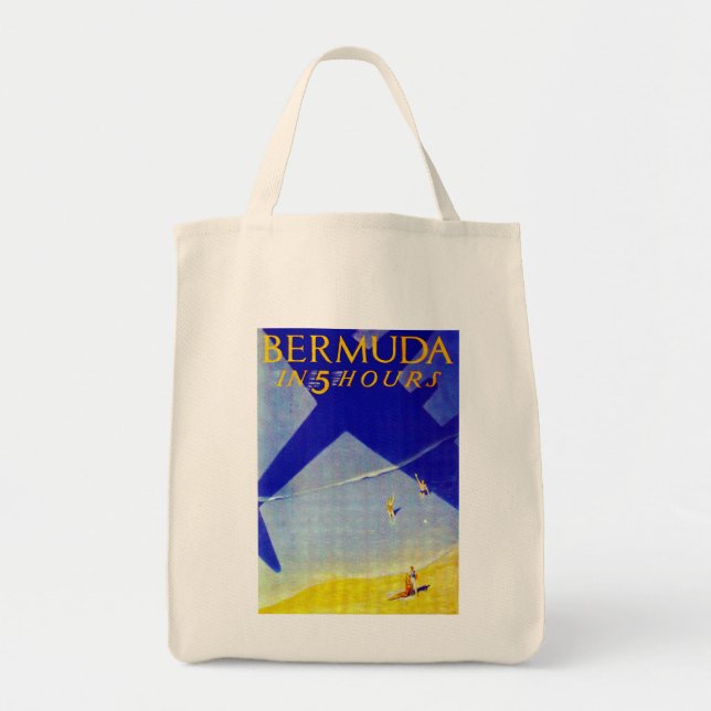 Bolso De Tela Bermudas en 5 horas (Frente)