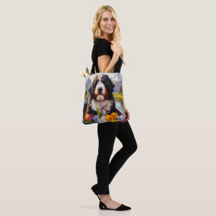 Bolso De Tela Bernedoodle en una pala: Una aventura escénica
