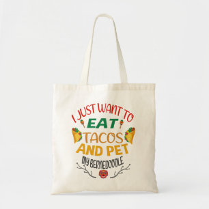 Bolso De Tela Bernedoodle Taco Lover Cinco De Mayo 2021