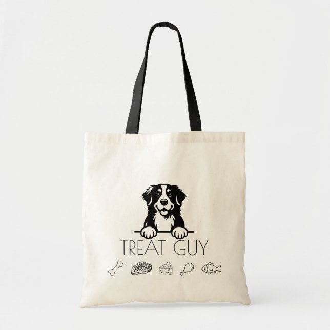 Bolso De Tela Bernese "Treat Guy" (Frente)