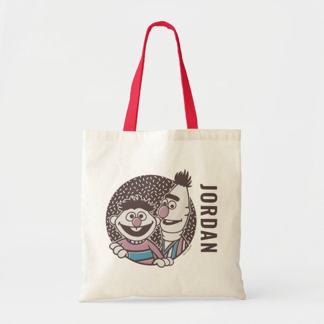 Bolso De Tela Bert y Ernie | Bros (Frente)