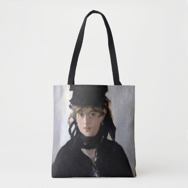Bolso De Tela Berthe Morisot con un Bouquet de violetas, Manet (Anverso)