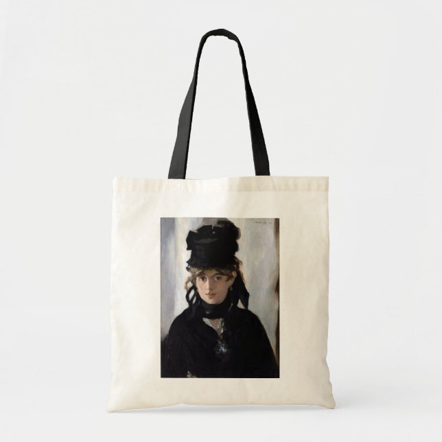 Bolso De Tela Berthe Morisot con un Bouquet de violetas, Manet (Frente)